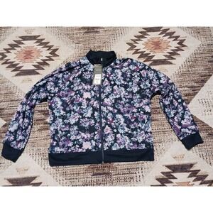 Skechers Performance Misty Floral Reversible Jacket Blue/Lavender Size XL
